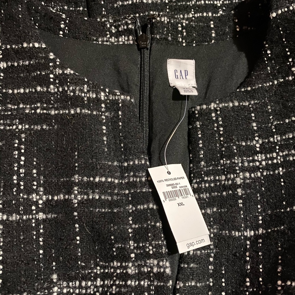 Tweed Black White Size XXL NWT